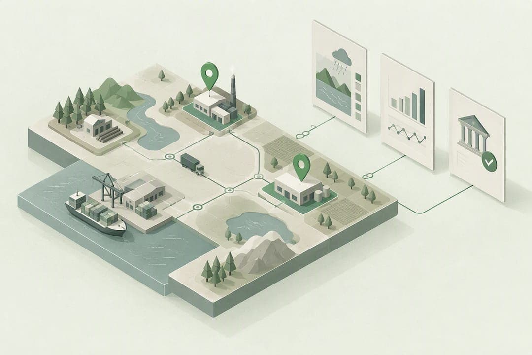 Risque nature dans la chaîne d'approvisionnement : évaluer site par site